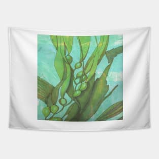 Kelp, seaweed floating underwater. Tapestry