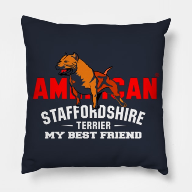 american staffordshire terrier my best friend Pillow by comancha