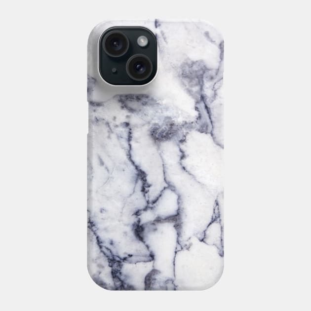 Black & Blue Marble Phone Case by katielavigna