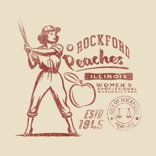 Rockford Peaches Baseball Team 1943 T-Shirt