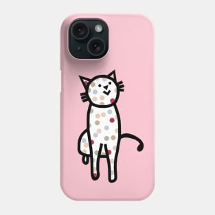 Cute Spotty Kitty Cat Phone Case