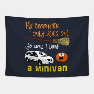 Broomstick to Minivan Tapestry