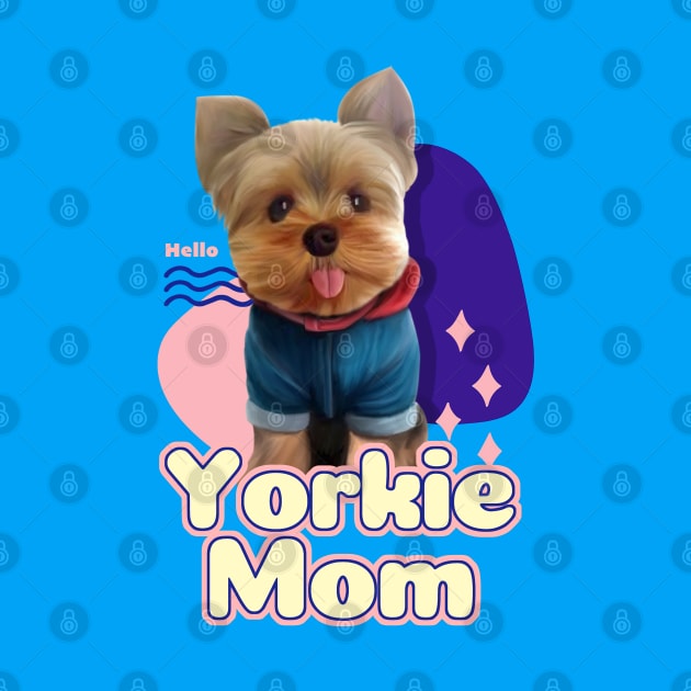 Yorkie mom by Puppy & cute