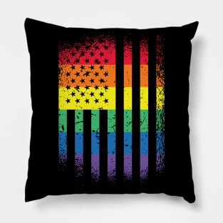 Usa LGBTQ Pride Pillow