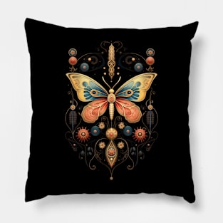 Colourful Moth Pillow