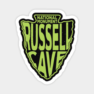 Russell Cave National Monument name arrowhead Magnet