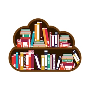 Book Cloud Shelf T-Shirt