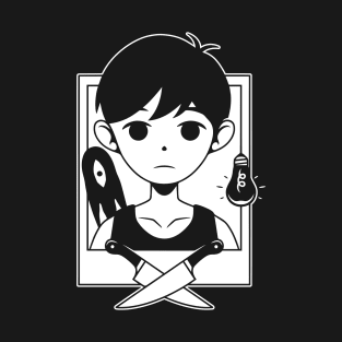 Black & White Young Boy T-Shirt