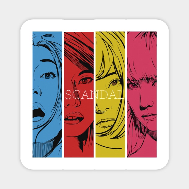 SCANDAL Magnet by kecengcbl