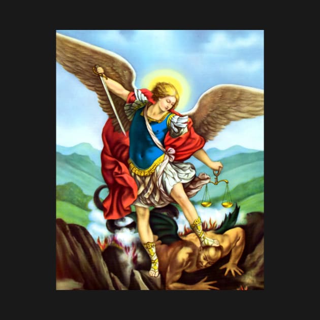 St Michael the Archangel Angel Catholic Saint by hispanicworld