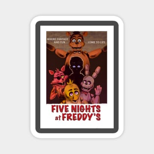 Withered foxy five nights at freddys 2 Magnet for Sale by teraMerchShop