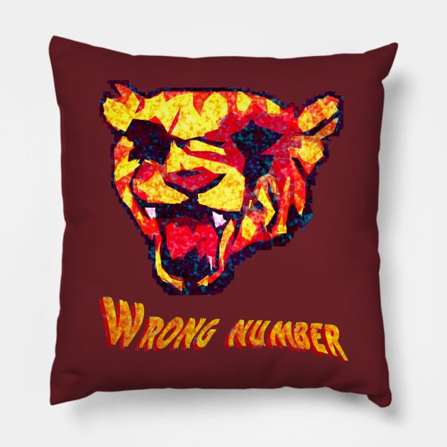 Wrong Number Pillow by sasquatchbear