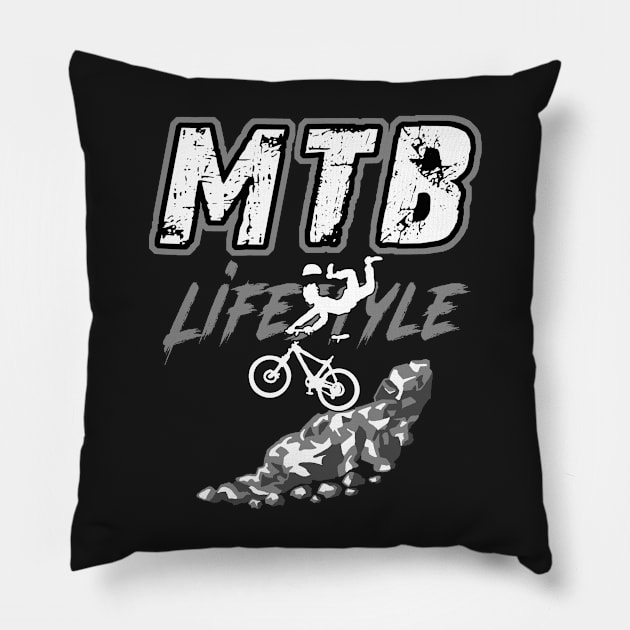 MTB Pillow by KIDEnia