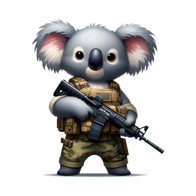Tactical Koala by Rawlifegraphic
