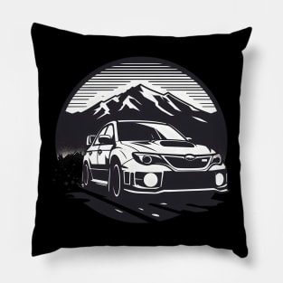 Subaru Impreza STI Rally Car Pillow