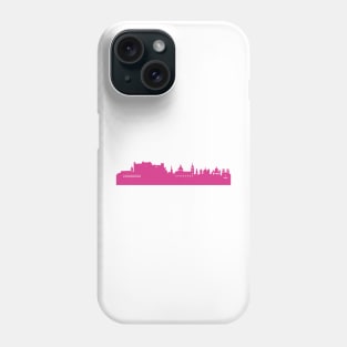 Salzburg skyline pink Phone Case