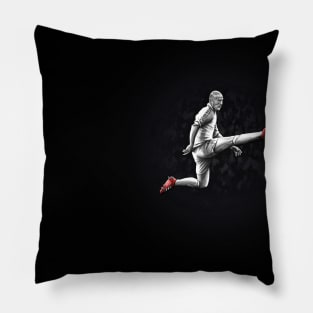 Zinedine Zidane - Real Madrid Football Artwork Pillow