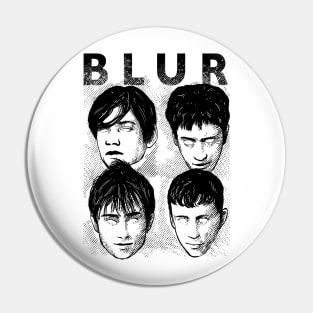 blur band vintage hand drawing illustration design Pin