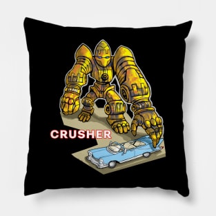 Dieselpunk giant robot Pillow
