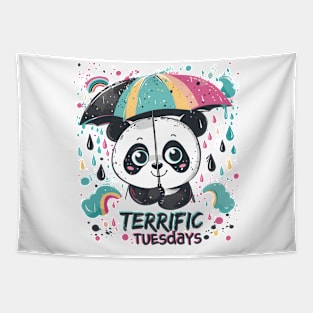 Terrific Tuesdays: Kawaii Panda & Rainbows Tapestry