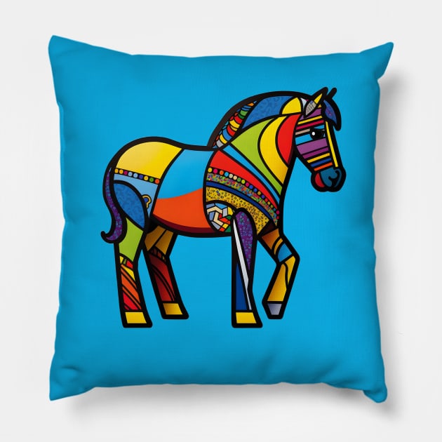 Horse Lover Pillow by Xtian Dela ✅