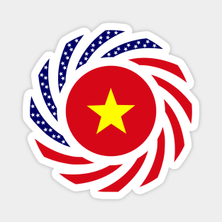 Vietnamese American Multinational Patriot Flag Magnet