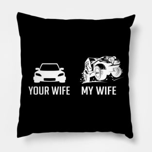 Jeep Driver My Wife Your Wife Pillow