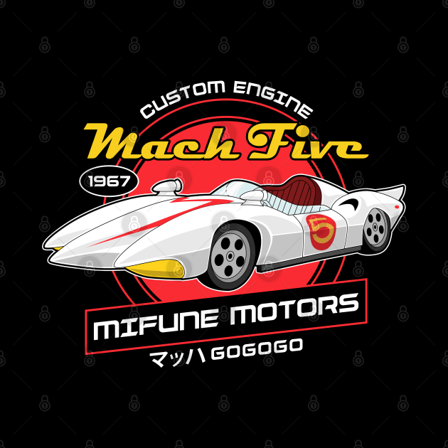 Mach Five - Mifune Motors - Speed Racer by Sachpica