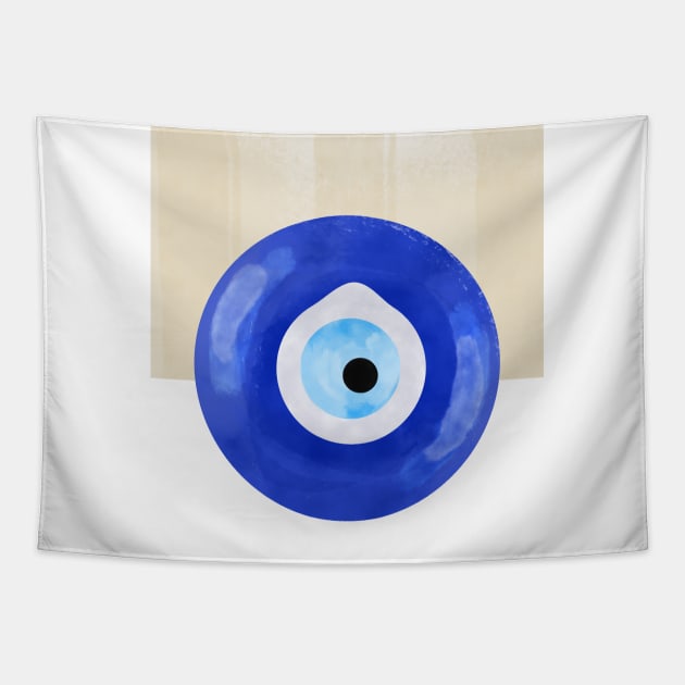 Evil Eye Pop Art Tapestry by ArtsByNaty