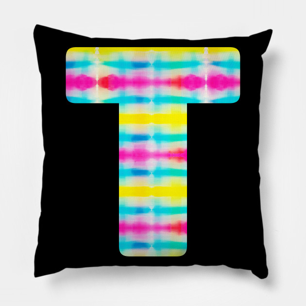 Tie Dye Alphabet T (Uppercase letter t), Letter T