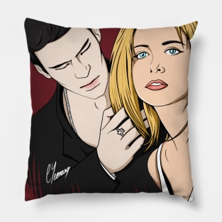 Buffy and Angel Pillow