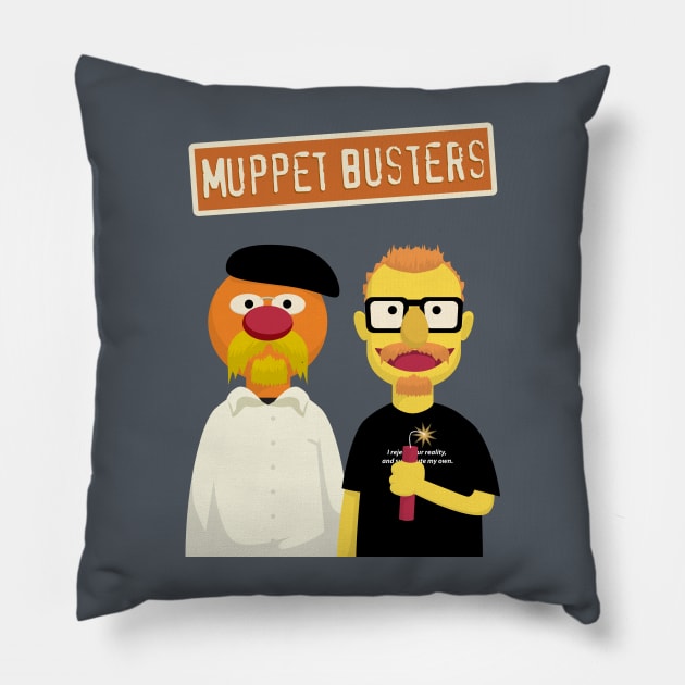 MUPPET BUSTERS Pillow by monkeyminion