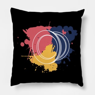 Splash Retro Yoyo Pillow