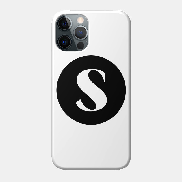 S (Letter Initial Monogram) - S - Phone Case