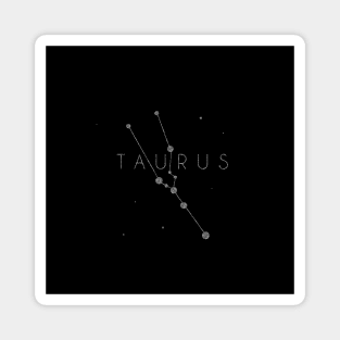 Zodiac sign constellation - taurus Magnet