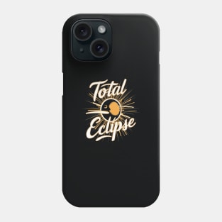 Total Eclipse 2024 T-Shirt - Embrace the Darkness in Style! , Celestial Splendor Phone Case