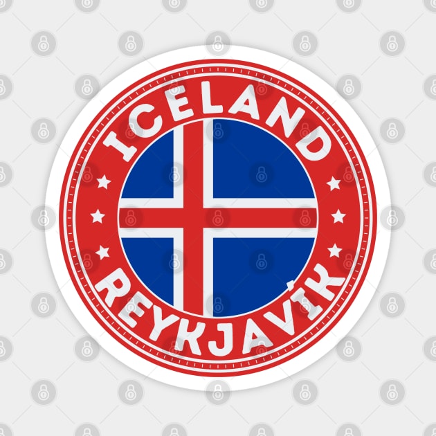 Reykjavik Magnet by footballomatic