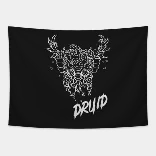 Druid Crest (White) Tapestry