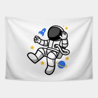 Flying Astronaut Tapestry