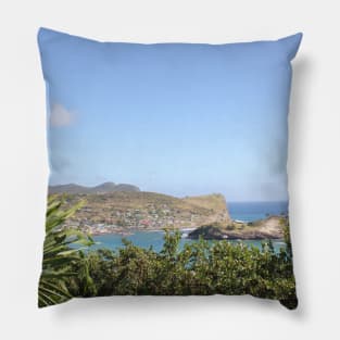 Scenic Caribbean Island Saint Lucia Pillow