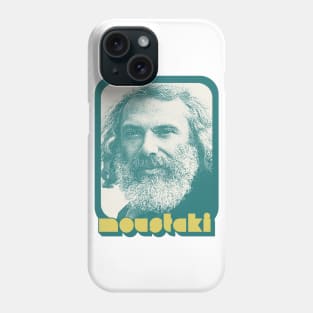 Georges Moustaki || | || Retro Style Fan Art Design Phone Case