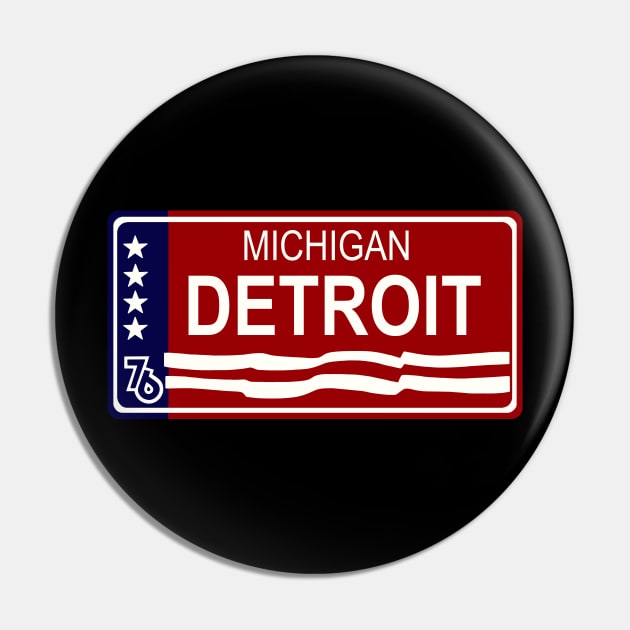 Detroit 1976 Pin by Colonel JD McShiteBurger