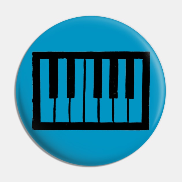 Piano Keys Pin by Ian Margolycz