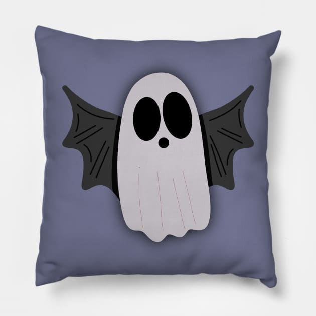 ghost bat Pillow by TheMidnightBruja