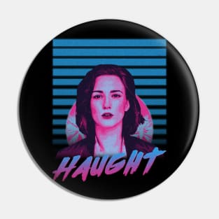 Retro Nicole Haught Pin