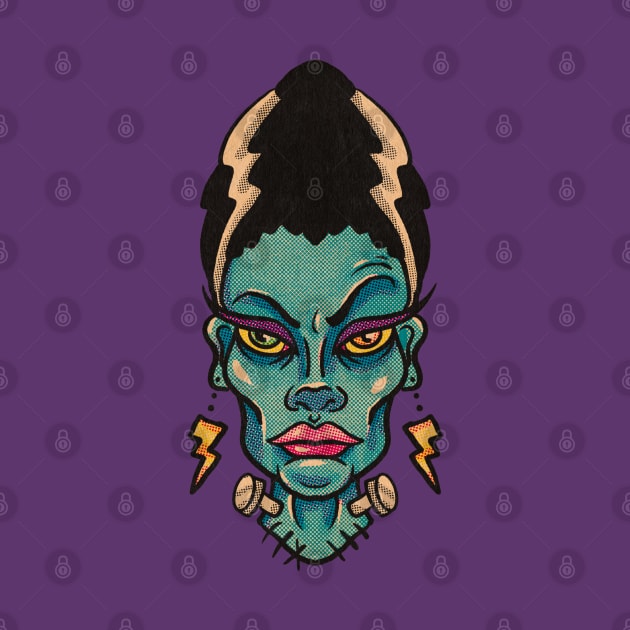 Bride of Frankenstein monster by SlinkSkull