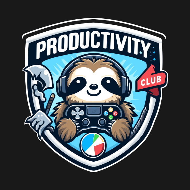 Sloth productivity club by Coowo22