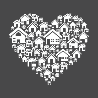 Home is Where the Heart is - White T-Shirt