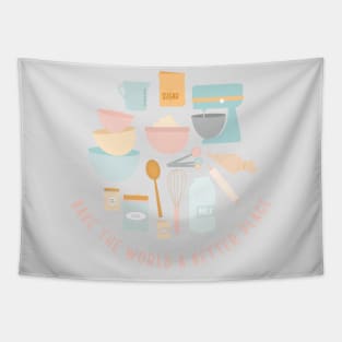 Bake the World a Better Place Baking Set Tapestry