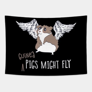 Guinea Pigs Might Fly! Tapestry